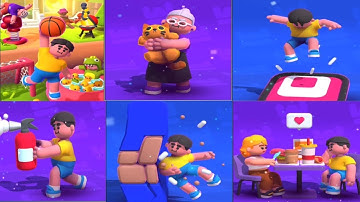 Lazy Jump gameplay walkthrough | part-1 | Mobile (Android/ iOS) games| Funny game 😂😂🤪