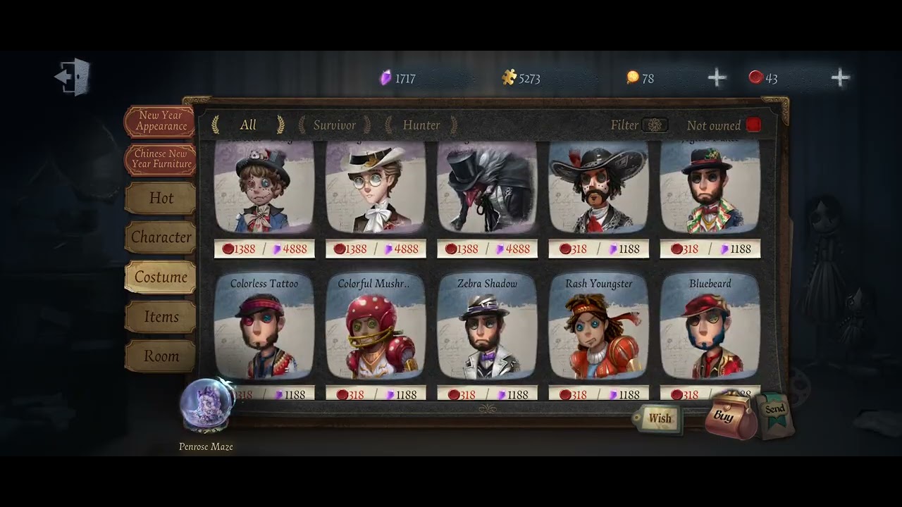 Update 27/02 : Opening Essence 2 Season 41, Costume BLK,... | Identity V 