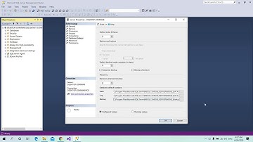 How to change backup database file path in Microsoft SQL Server