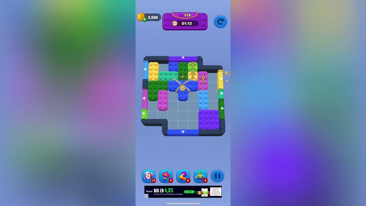 Color Slide Jam Level 576 Solution Walkthrough - YouTube