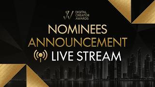 LIVE: Nominees Announcement | Digital Creator Awards World Edition 2026