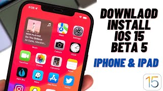 How To Download & Install New iOS 15 Beta 5 On iPhone (Even Update Not Showing) iOS 15 Beta 5