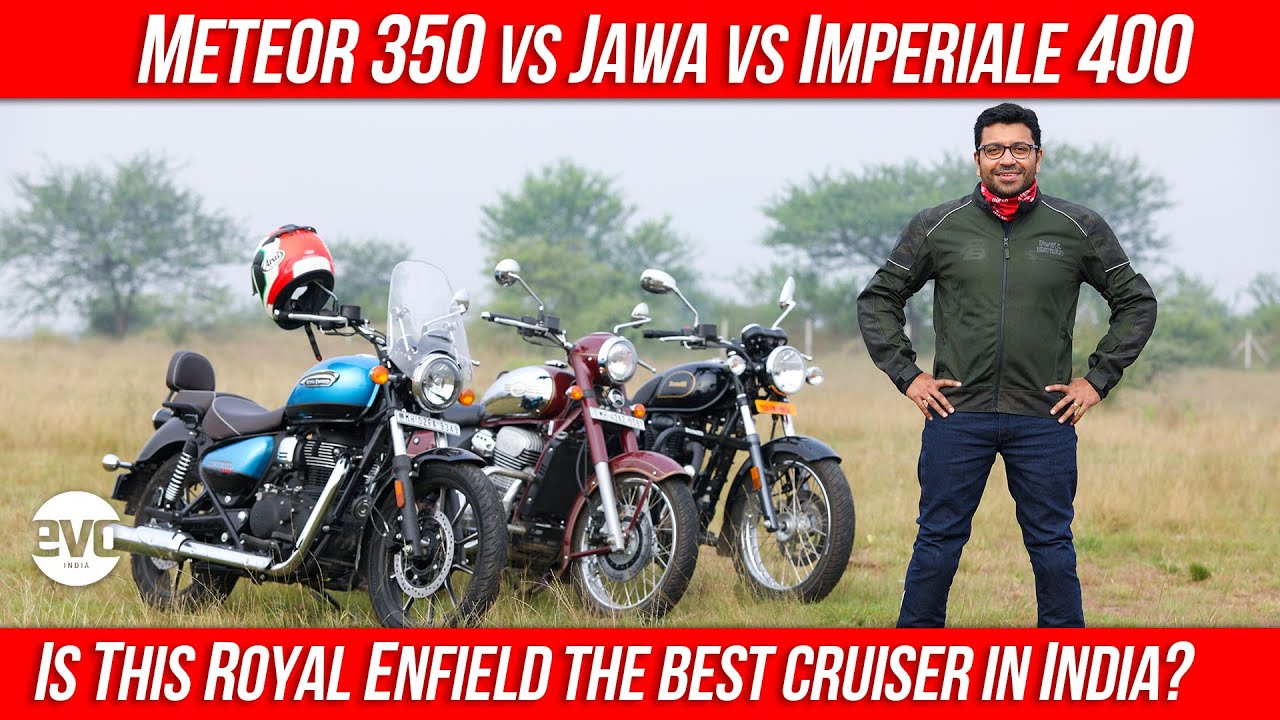 2020 Royal Enfield Meteor 350 vs Jawa vs Benelli Imperiale 400 : Vintage Bike Wars | evo India