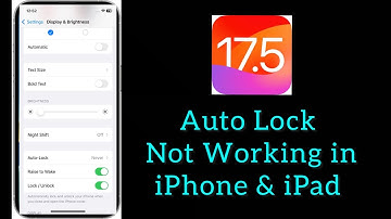How to Fix Auto Lock Not Working on iPhone After update iOS 17.5| AutoLock Greyed Out on iPhone