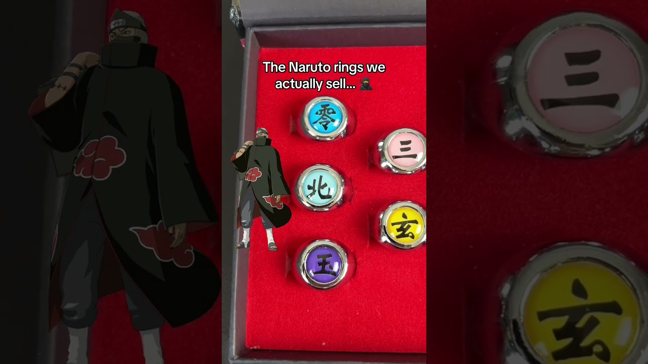 Akatsuki rings from Naruto 