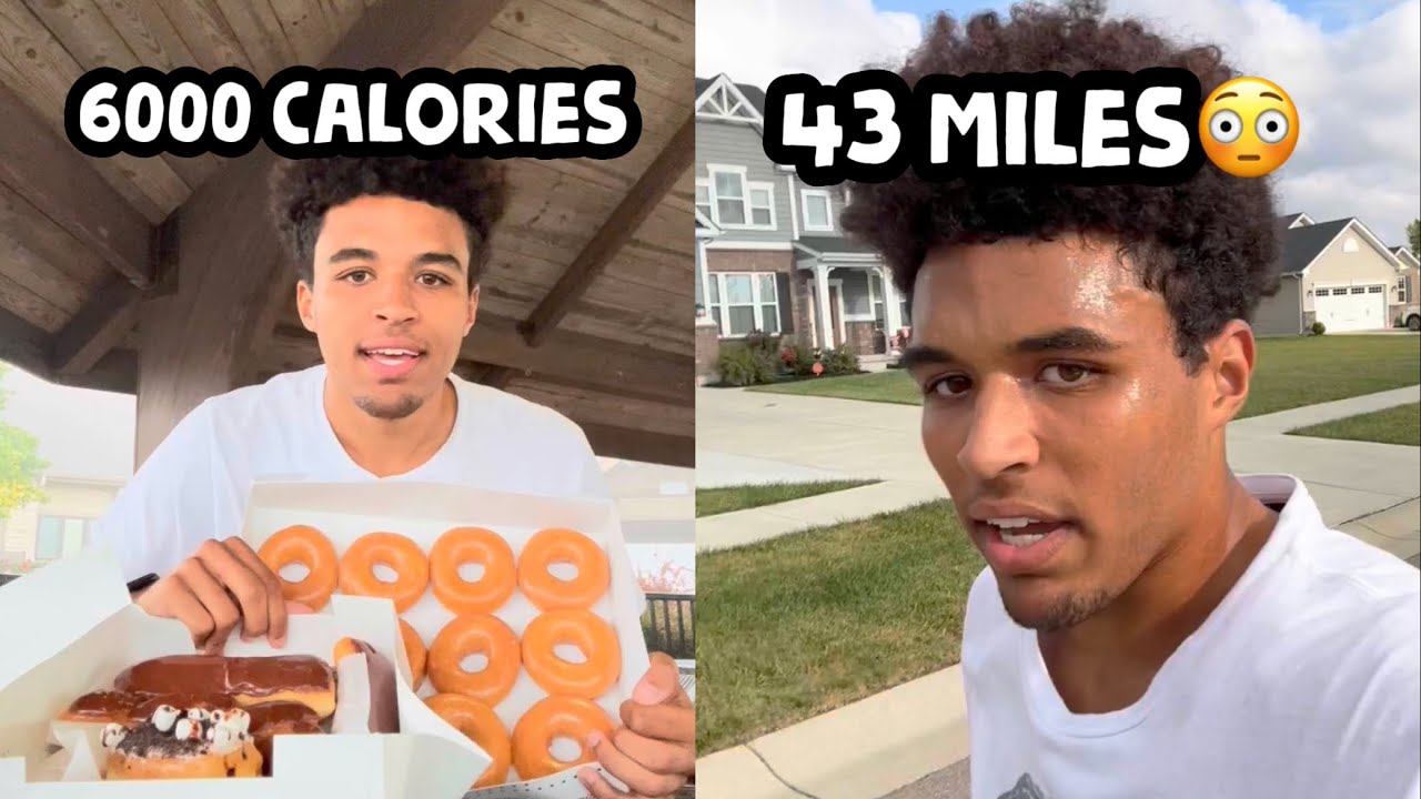 Eating 6000 Calories Of Donut Then Running Until I Burn 6000 Calories eating-6000-calories-of-donut-then-running-until-i-burn-6000-calories