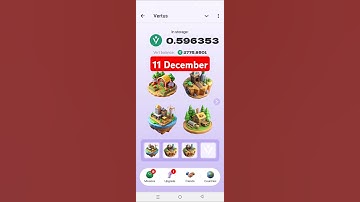 11 December Vertus Daily Combo | Vertus Daily Combo | Vertus Combo Today #vertus