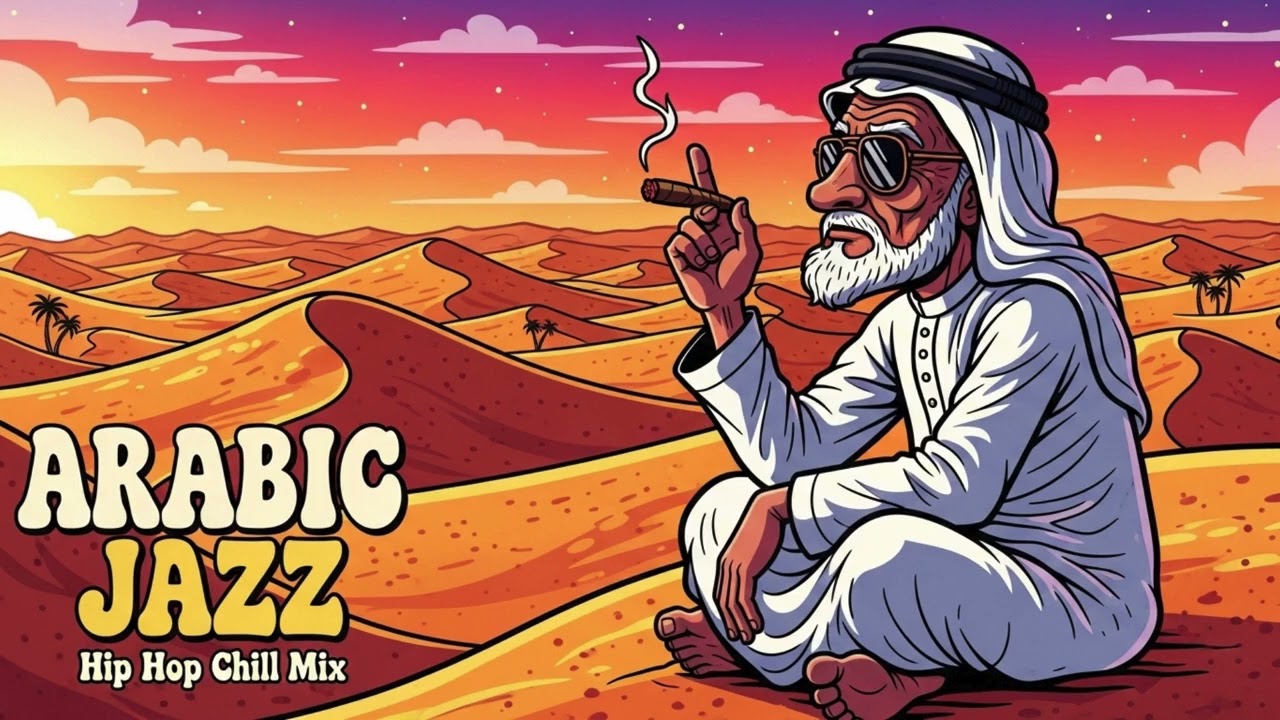 Arabian Nights | Oud Hip Hop \u0026 Jazz Fusion 🌙 Western Vibes | Chill Relaxing Music 1 Hour