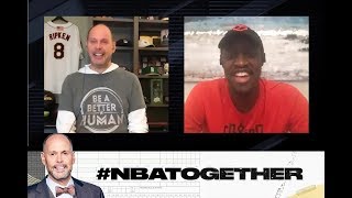 NBA Champion Pascal Siakam Joins #NBATogether with Ernie Johnson | NBA on TNT