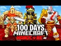 I Survived 100 Days in Ancient Sparta in Minecraft.. Here's What Happened..