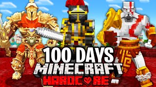 I Survived 100 Days in Ancient Sparta in Minecraft.. Here