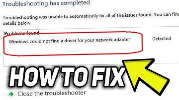 2024 Fix: Windows did not detect a properly installed network adapter Error