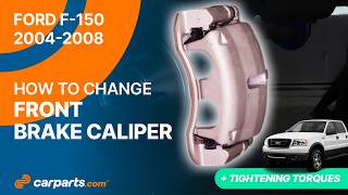 How to replace the Front Brake Calipers 2004 - 2008 Ford F-150 🚗