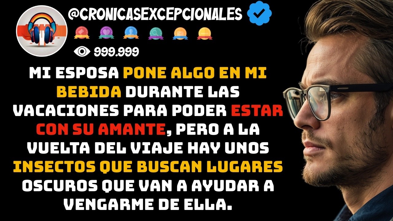 Mi ESPOSA Pone Algo en mi Bebida Durante las Vacaciones para Poder