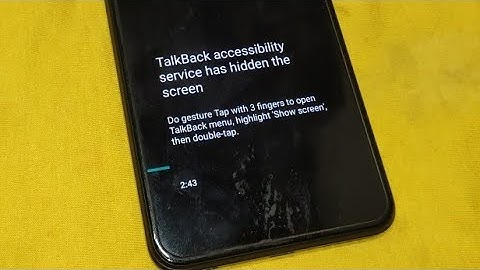 How to Fix Vivo TalkBack Accessibility Service Hiding Screen Issue