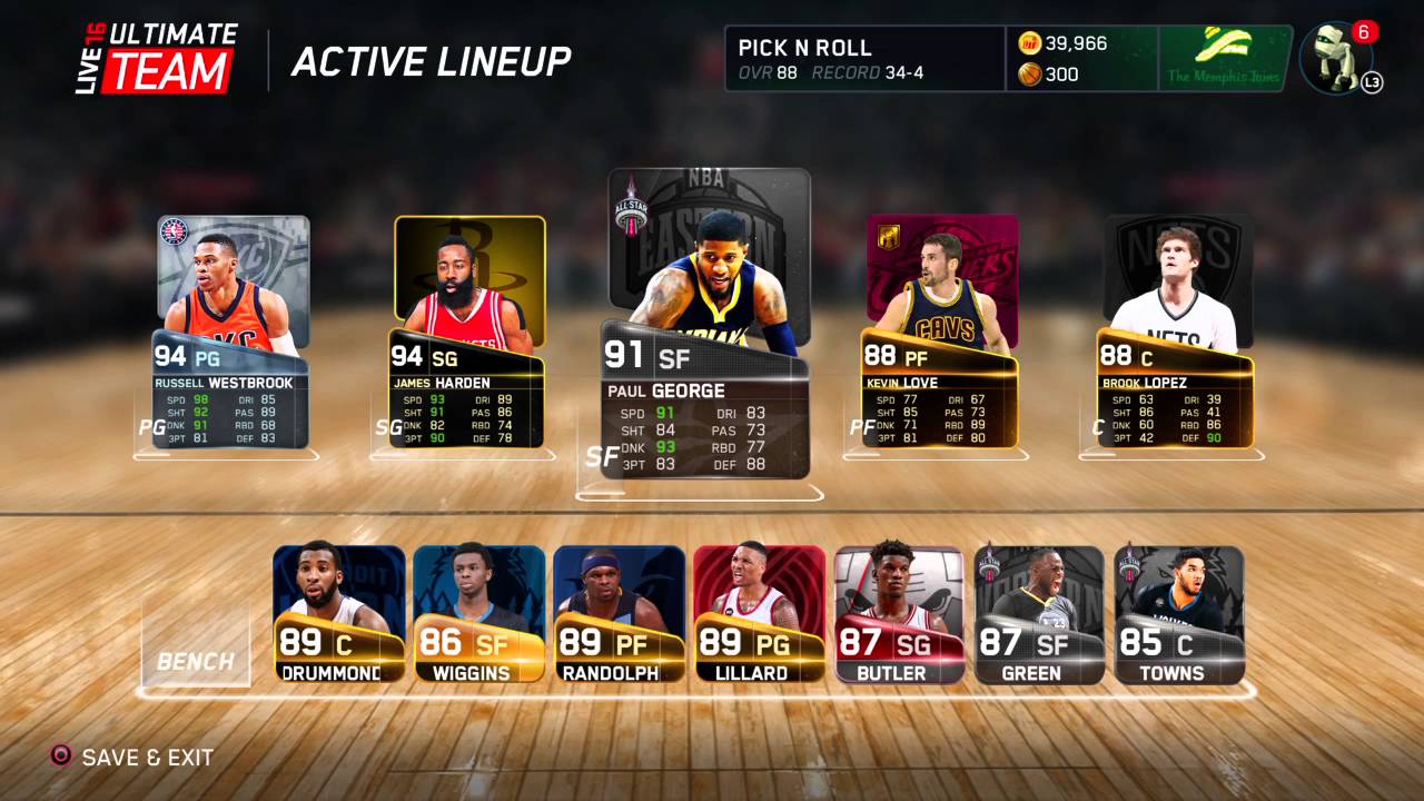 NBA Live 16 Ultimate Team:  Bundles!