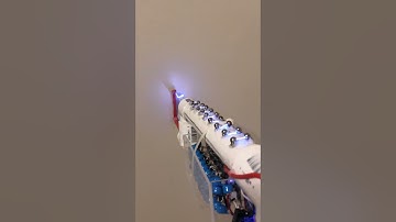 100,000 volts gun - Marx Generator #reload #electronics #shorts