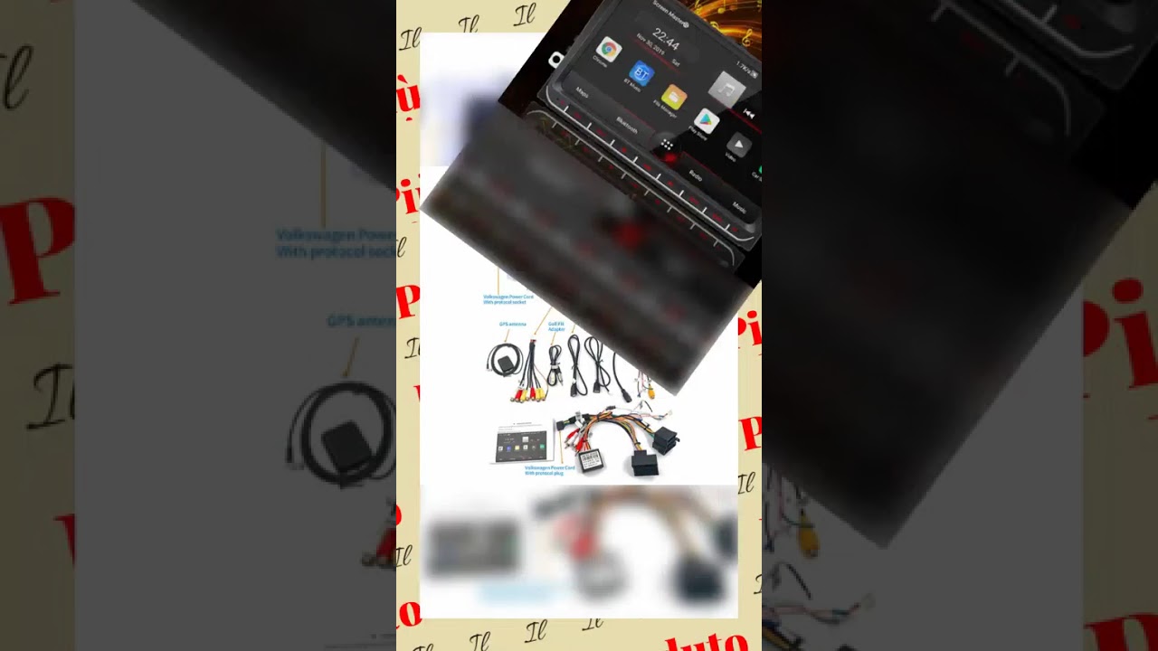 Ricevitore Radio MP5 HD da 9 Pollici per Auto Volkswagen - Supporto