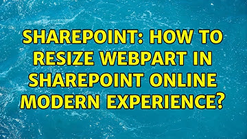 Sharepoint: How to resize webpart in SharePoint Online Modern Experience?