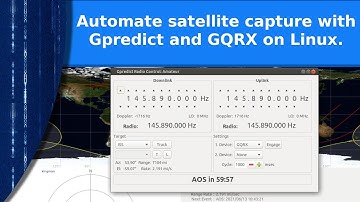 Ham Radio - Automate satellite capture with Gpredict and GQRX on Linux.