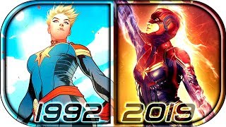 EVOLUTION of CAPTAIN MARVEL in Movies &amp; Cartoons (1992-2019)🙀 Captain Marvel full movie scene 2019