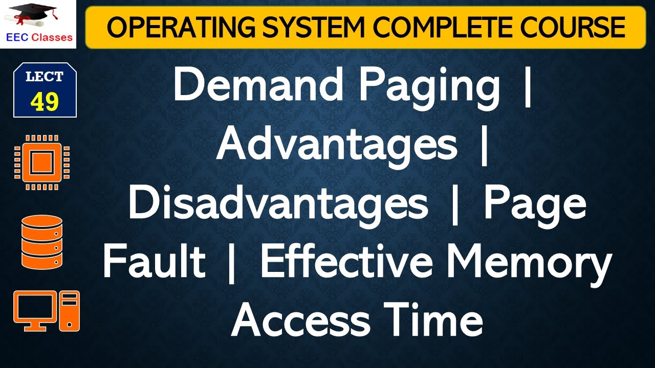 L49 Demand Paging Advantages Disadvantages Page Fault