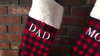 Holiday Stockings + Christmas Decor