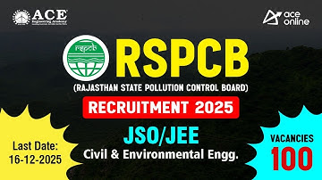 Werving voor de Rajasthan Pollution Control Board 2025 | 100 vacatures | Laatste datum: 16-12-2025