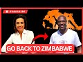 Go back to zimbabwe this white reporter tells black  zimbabwean  full interview zim zimbabwe zig