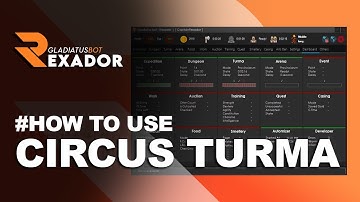 REXADOR GLADIATUS BOT [2020] – HOW TO USE CIRCUS TURMA FEATURE | List