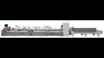 E-cigarette packing paperbox (box in box )automatic folder gluer