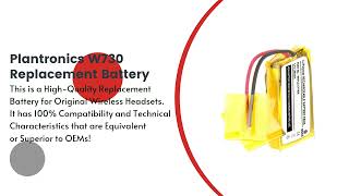 Replacement Battery for Plantronics W730