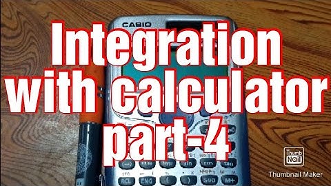 Integration with calculator part-4 //anti-derivative with calculator best video on YouTube