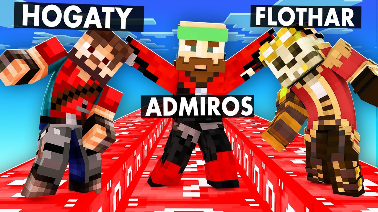 Powrót NAJLEPSZYCH EKIPOWYCH WYŚCIGÓW LUCKY BLOCK w Minecraft - Lucky Block Race