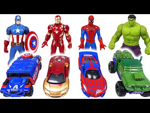 Paw Patrol! Let's play! Marvel Tomica and Metakore Hulk, Spider Man transform! | DuDuPopTOY