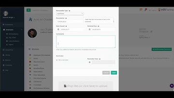 Uploading Renewable Documents + Reminders in HR Partner