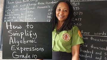 CSEC Math CXC Algebra: How to Simplify Algebraic Expressions.  Grade 10 Mathematics Paper 2
