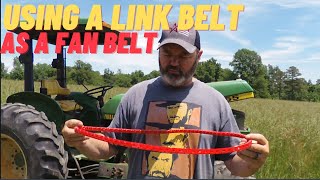 Using a Link Belt as a Fan Belt