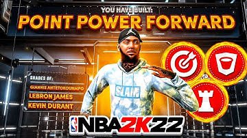 NEW "POINT POWER FORWARD" BUILD IS INSANE ON NBA 2K22! TALLEST ISO BUILD CAN DO EVERYTHING ON 2K22!