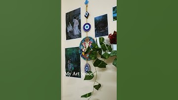 Inside My Art Studio | Creative Corner #art #artisticchannel #painting