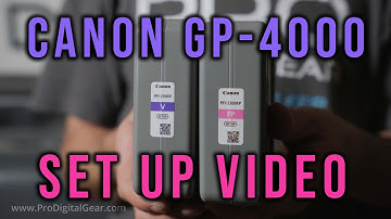 Canon GP 4000 2000 Set Up Video Pro Digital Gear