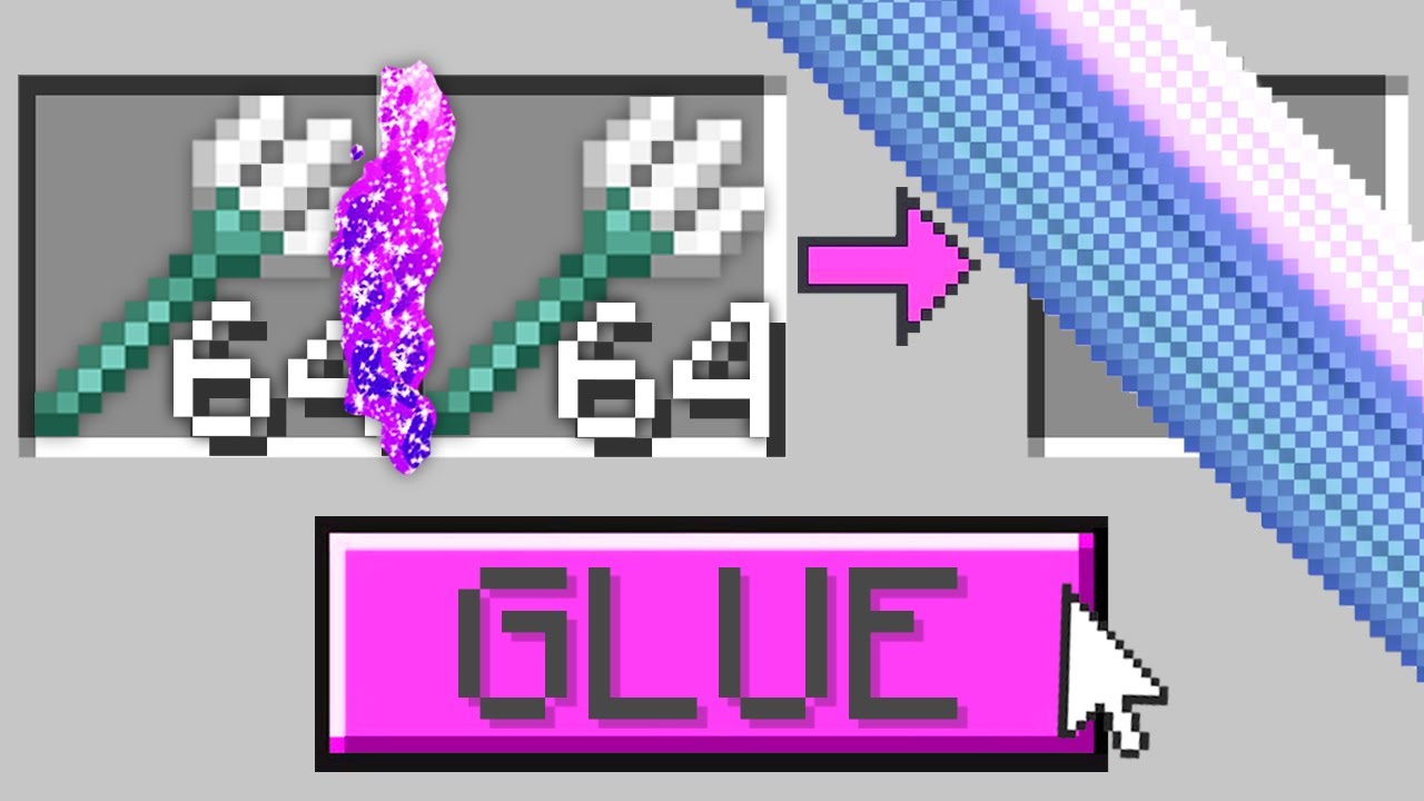 Minecraft But You Can Glue Any Item YouTube Minecraft But You Can Glue Any Item YouTube