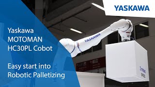 Yaskawa MOTOMAN HC30PL Cobot -  easy start into Robotic Palletizing