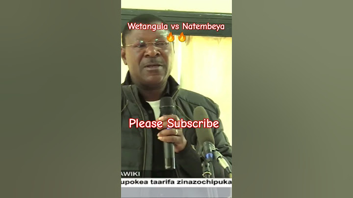 NATEMBEYA | Mimi hunitishi wewe Wetangula #citizentvlive #railaodinga #azimiotv #ruto #trending