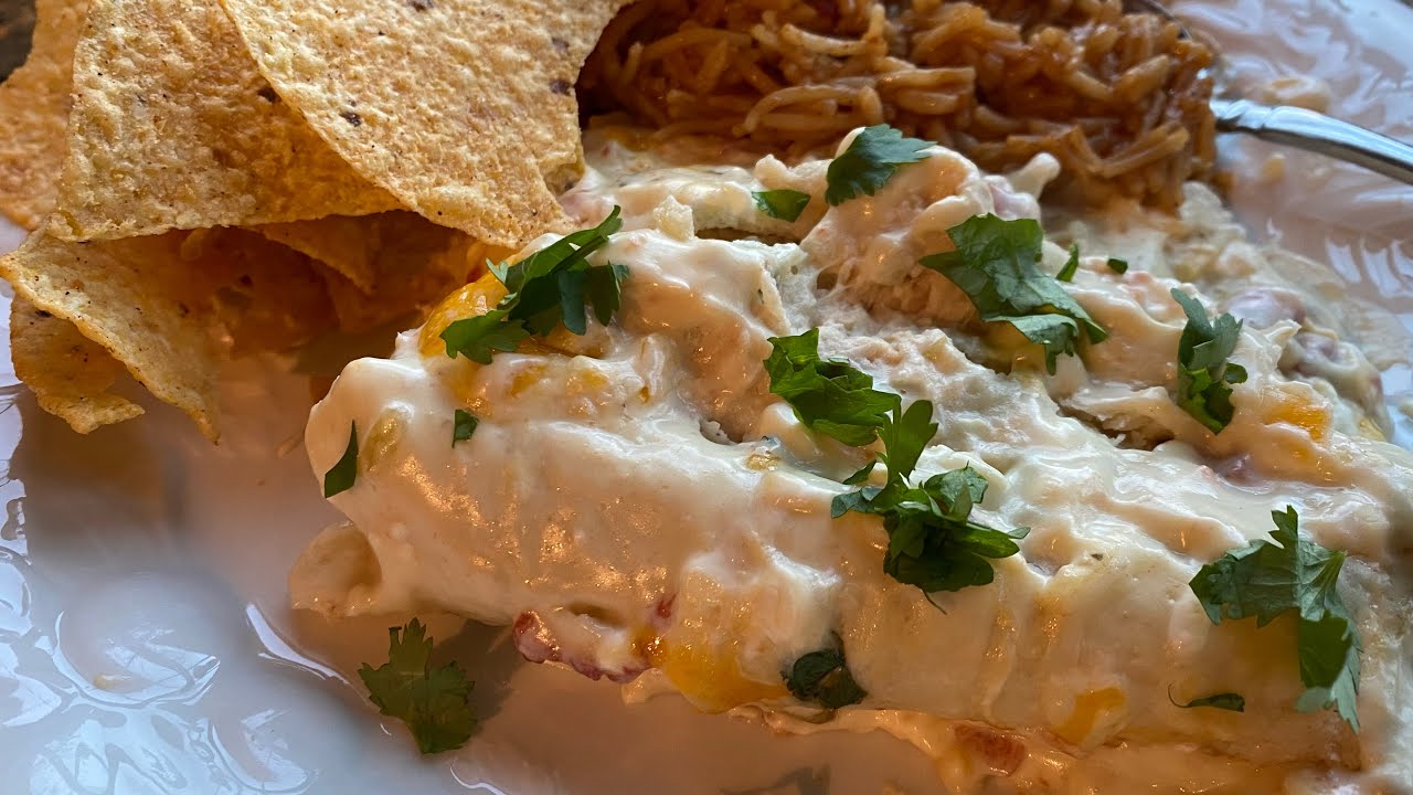 FAVORITE CHICKEN ENCHILADAS YouTube
