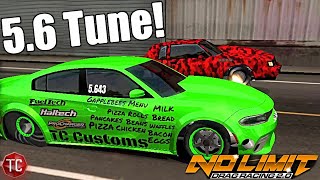 No Limit Drag Racing 2.0 NEW CHARGER 5.6 TUNE TUTORIAL & ALL SETTINGS!
