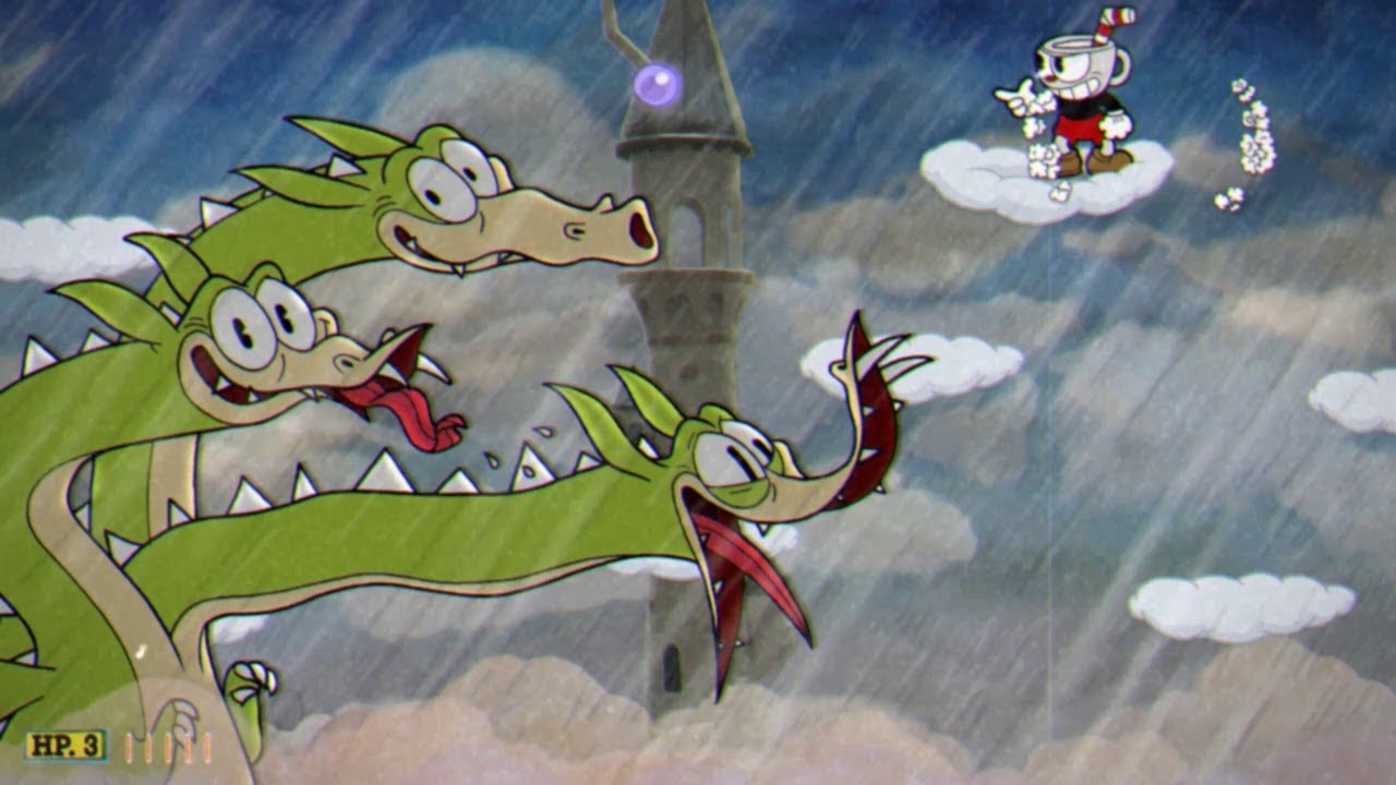Cuphead | How to Beat Dragon Boss (Grim Matchstick) - YouTube