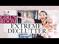 Messy To Minimal | EXTREME DECLUTTER #withme GIRL'S ROOM | TOTAL TRANSFORMATION!