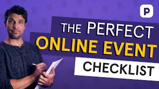 The PERFECT online event checklist