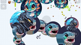 CRAZY DUO WITH BOTS 🦈 (AGAR.IO MOBILE)